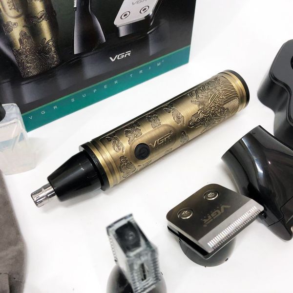 Триммер VGR 4 в 1 V-621, Мужские электробритвы для лица, Бритва для влажного удаления волос 00014484 фото