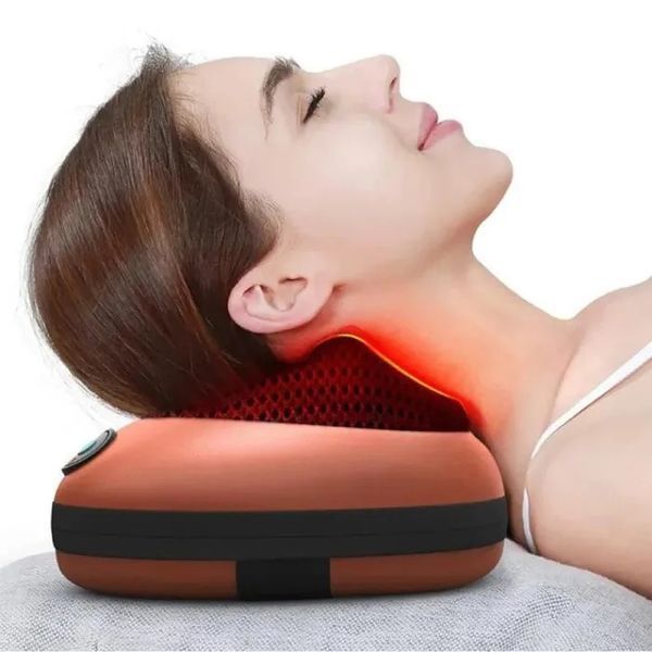 Масажна подушка Car and Home Massage Pillow, масажер для шиї автомобільний 00016798 фото