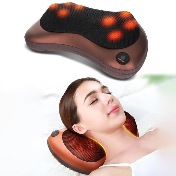 Масажна подушка Car and Home Massage Pillow, масажер для шиї автомобільний 00016798 фото