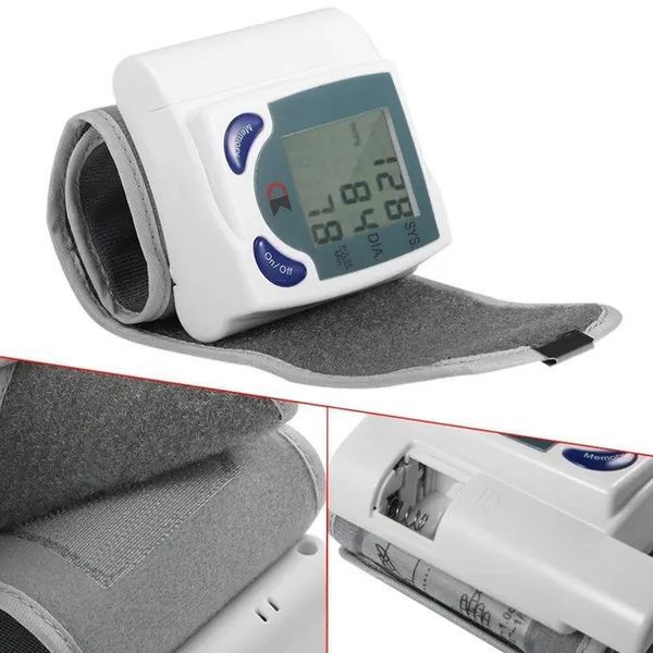 Цифровий автоматичний тонометр blood pressure monitor для вимірювання ат та пульсу -vn-31 00021833 фото