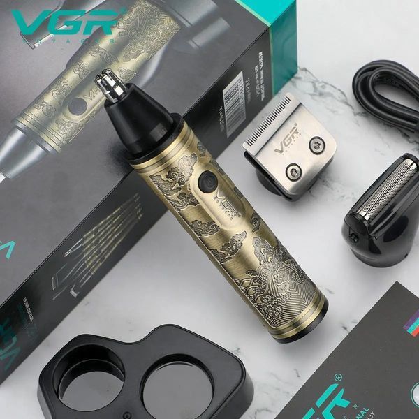 Триммер VGR 4 в 1 V-621, Мужские электробритвы для лица, Бритва для влажного удаления волос 00014484 фото
