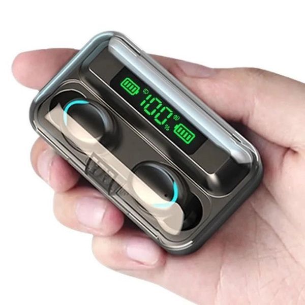 Беспроводные bluetooth наушники True Wireless F9-5 TWS с встроенным Power Bank, вакуумные наушники 00023844 фото
