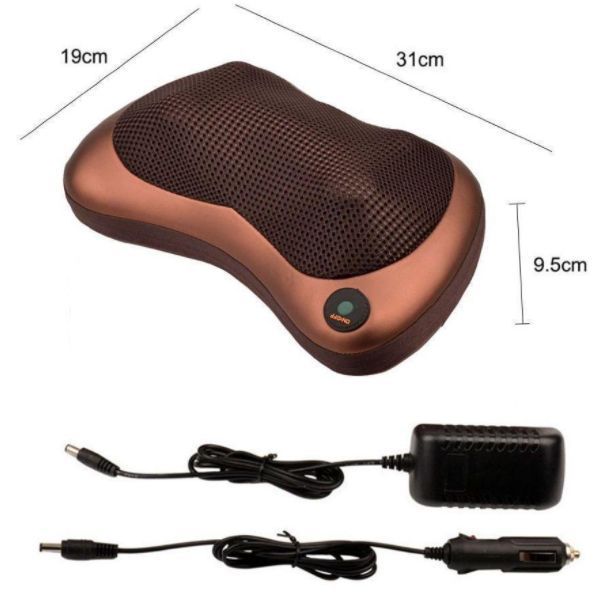 Масажна подушка Car and Home Massage Pillow, масажер для шиї автомобільний 00016798 фото