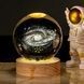 Світлодіодна кришталева куля, декоративна універсальна 3D нічниця, кришталева куля "Сонячна система" 00023170 фото 2