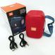 Портативная Bluetooth колонка TG339 5W с RGB подсветкой, Громкая блютуз колонка. Цвет: красный 00017223 фото 17