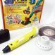 3D ручка Smart 3D Pen 2 c LCD дисплеєм, Дитяча електро ручка для фігурок із пластику. Колір: жовтий 00015789 фото 37