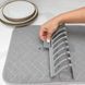 Сушилка для посуды Dish Drain Rack / Складная сушилка с микрофибровым ковриком 2019407 фото 4