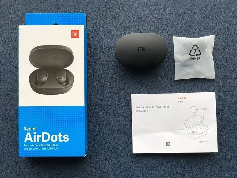 Беспроводные Bluetooth наушники Xiaomi Redmi AirDots s 2 Headset беспроводные Черные 00023827 фото