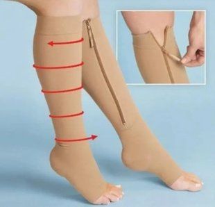 Компрессионные гольфы zip sox, носки от варикоза 00014705 фото