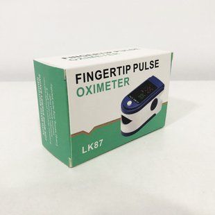 Пульсоксиметр fingertip pulse oximeter lk87, пульсоксиметр для вимірювання пульсу та сатурації портативний 00015102 фото
