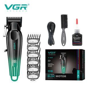 Аккумуляторная машинка для стрижки vgr v-662. цвет: зеленый 00014913 фото