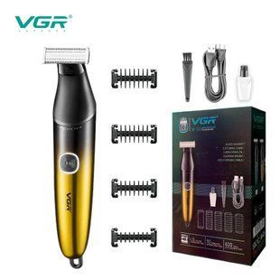 Бритва-триммер для стрижки бороди та вусів VGR V-339 GOLD 00014863 фото