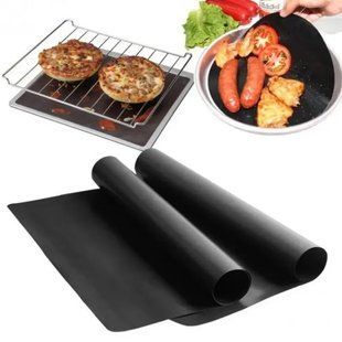 BBQ Гриль мат портативний антипригарний 33*40 см 3 шт BBQ grill sheet 00013118 фото