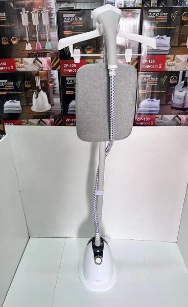 Білий Відпарювач вертикальний для одягу зі стійкою Zepline ZP-130 3000W 00020818 фото