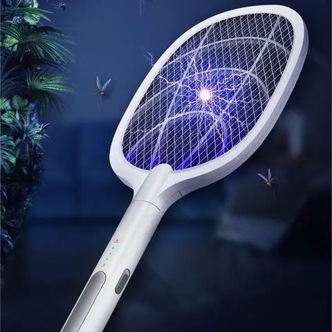 Электрическая мухобойка-ловушка ELITE LUX EL-2062 (KLZ918) с УФ-лампой и USB-портом для зарядки Белая 00013057 фото