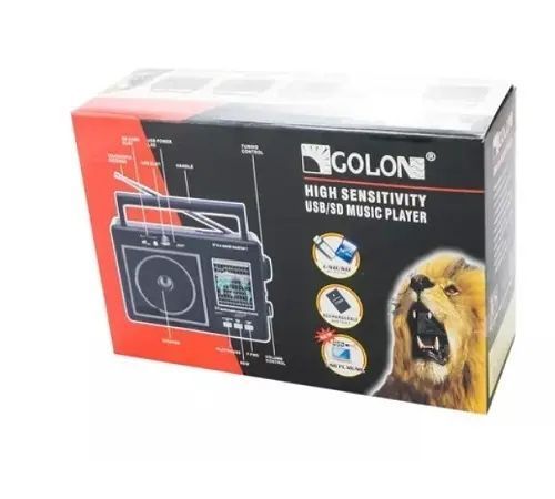 Радіоприймач Golon RX-99UAR (чорний) 00018030 фото