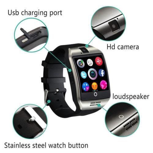 Смарт-часы Smart Watch Q18. Цвет: серебряный 00022431 фото