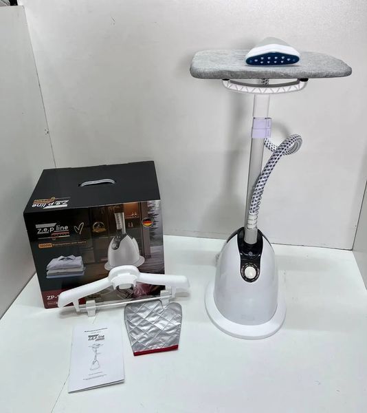 Білий Відпарювач вертикальний для одягу зі стійкою Zepline ZP-130 3000W 00020818 фото