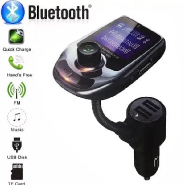 Автомобільний FM трансмітер модулятор A30 Bluetooth, Фм трансмітер від прикурювача 00017024 фото
