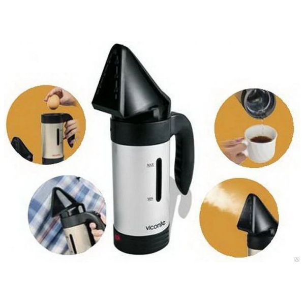 Отпариватель Hand Held Steamer UKC A6 Silver ручной многофункциональный 650 Вт 7 функций, парогенератор 00013652 фото