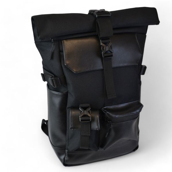 Рюкзак Rolltop мужской женский для путешествий и ноутбука, Ролтоп большой для города 00018293 фото