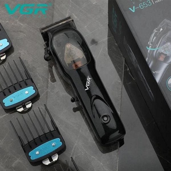 Машинка для стрижки волос VGR Hair Clipper V-653 Voyager, беспроводная электробритва, для дома 00014379 фото