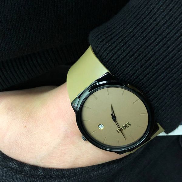 Часы наручные мужские SKMEI 1509KH, мужские часы стильные часы на руку, часы кварцевые мужские 00022107 фото