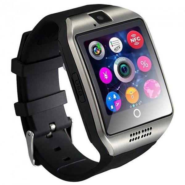Смарт-часы Smart Watch Q18. Цвет: серебряный 00022431 фото