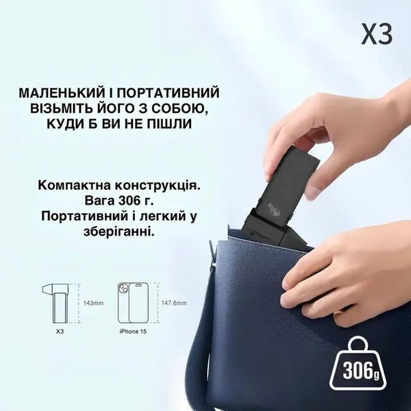 Ручной аккумуляторный мини-турбовентилятор, компрессор Mini Turbo Jet Fan 00020781 фото