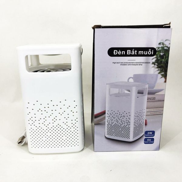 Лампа от комаров USB Bug Zapper Fly White 00021946 фото