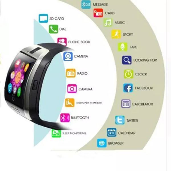 Смарт-часы Smart Watch Q18. Цвет: серебряный 00022431 фото