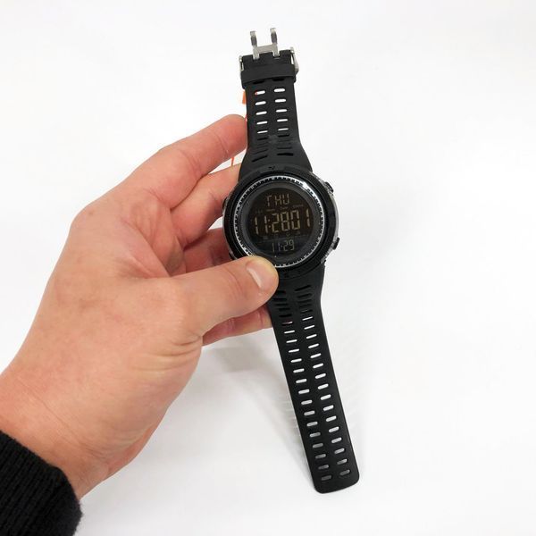 Часы наручные мужские SKMEI 2070BK BLACK, водостойкие тактические часы. Цвет: черный 00022425 фото