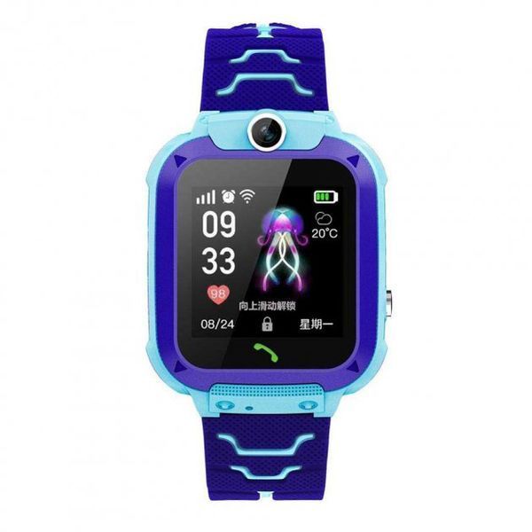 Детские Смарт Часы Smart Baby Watch Q12 SIM /Bluetooth /LBS/GPS. Цвет: голубой 00022442 фото
