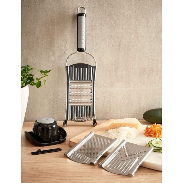 Універсальна овочерізка кухонний рубанок Овочерізка Nicer Dicer SPEED, ручна овочерізка мультислайсер 00019702 фото