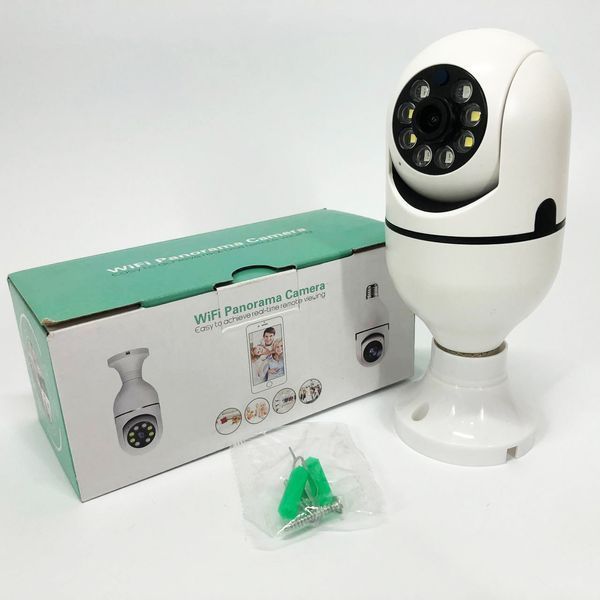 Камера видеонаблюдения лампочка CAM L1 E27 WIFI IP 360/90 поворотная 00017296 фото