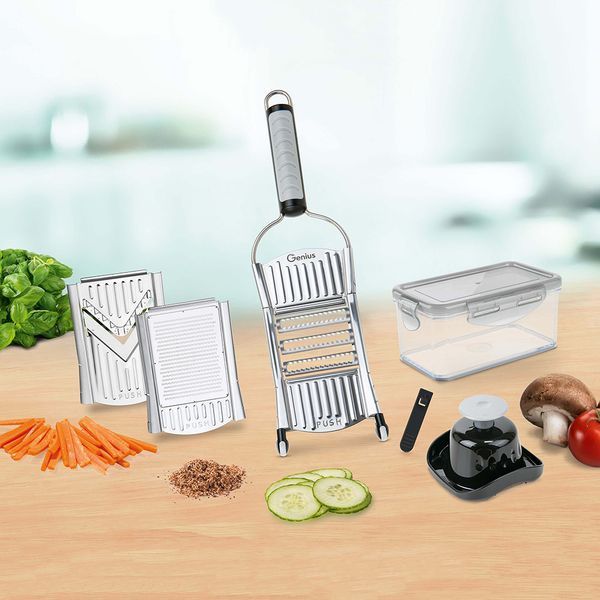 Універсальна овочерізка кухонний рубанок Овочерізка Nicer Dicer SPEED, ручна овочерізка мультислайсер 00019702 фото