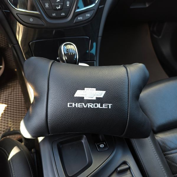 Автомобильные подушки Chevrolet из натуральной итальянской кожи + кожаный брелок в подарок 00016881 фото