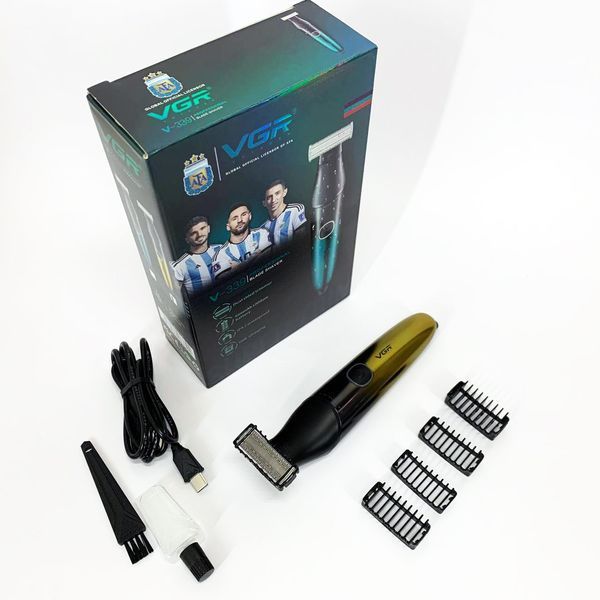 Бритва-триммер для стрижки бороди та вусів VGR V-339 GOLD 00014863 фото