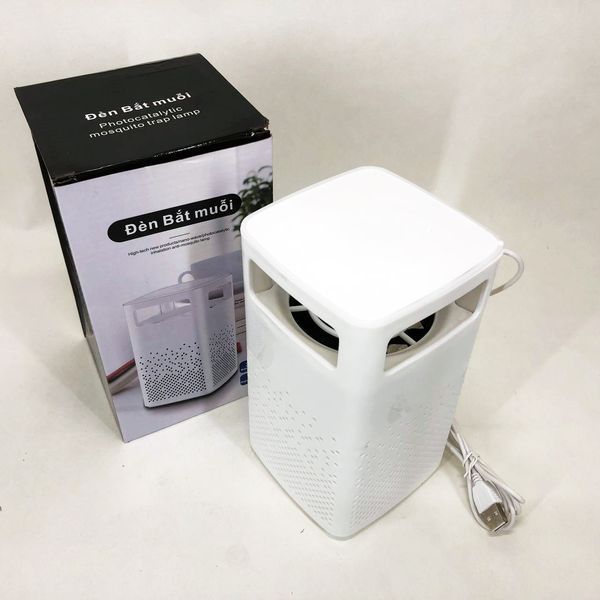 Лампа от комаров USB Bug Zapper Fly White 00021946 фото