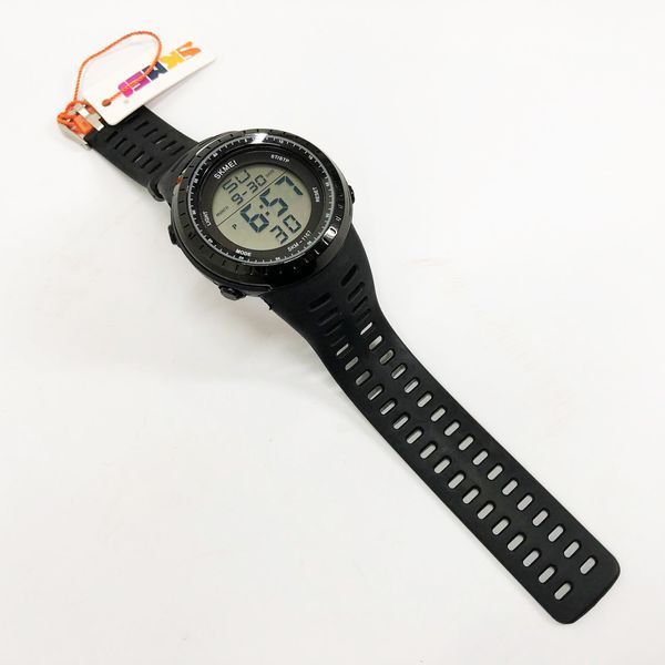 Годинник наручний чоловічий SKMEI 1167BK BLACK, армійський годинник протиударний. Колір: чорний 00022029 фото