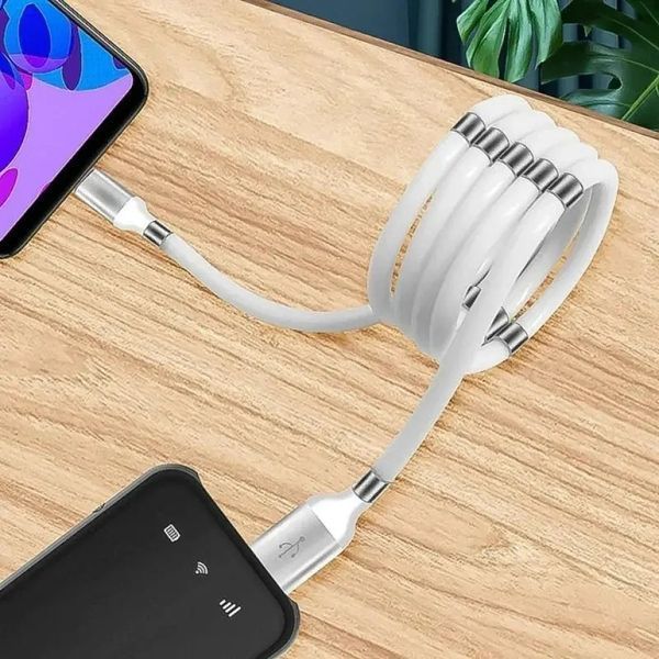 Вічний кабель із магнітними вставками для заряджання micro USB 1 метр 00017390 фото