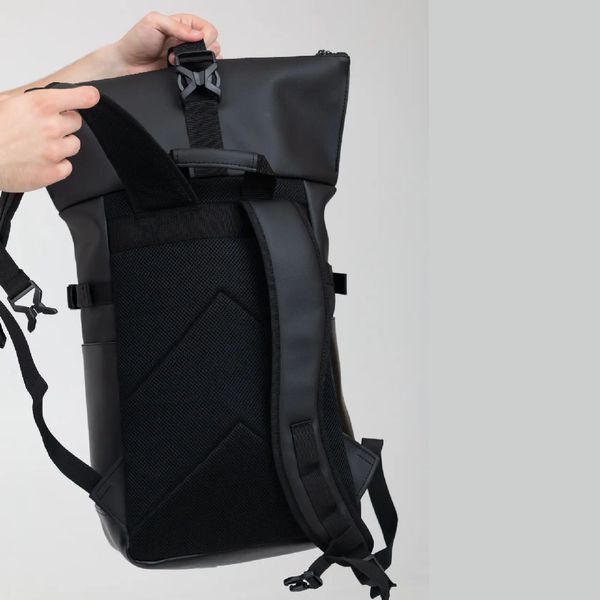 Рюкзак Rolltop мужской женский для путешествий и ноутбука, Ролтоп большой для города 00018293 фото