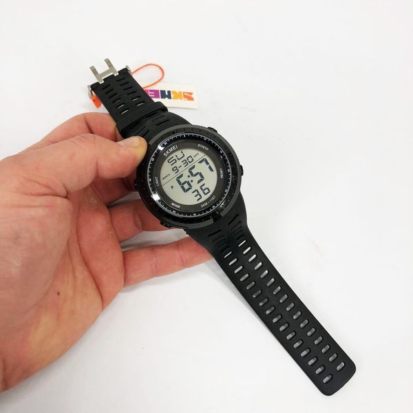 Годинник наручний чоловічий SKMEI 1167BK BLACK, армійський годинник протиударний. Колір: чорний 00022029 фото