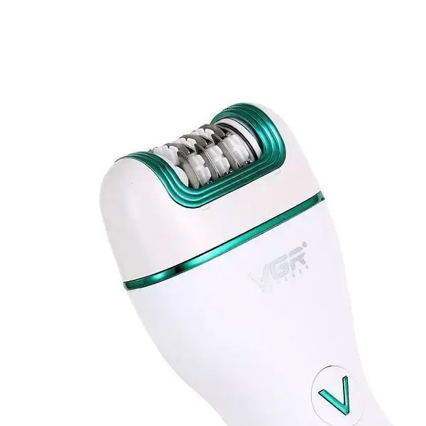 Епілятор жіночий 3в1 акумуляторний, від USB, VGR V-728 / Машинка для епіляції / Депілятор для ніг 00021194 фото