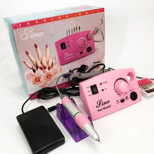 Фрезер DM-211 на 65 Вт - 45000 об./мин. для маникюра и педикюра с педалью и дополнительными насадками 00014529 фото