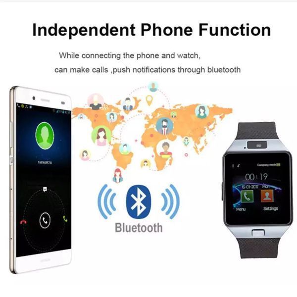 Смарт-часы Smart Watch Q18. Цвет: серебряный 00022431 фото