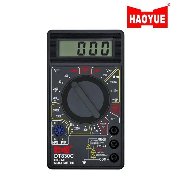 Мультиметр HAOYUE DT830C black 00017479 фото
