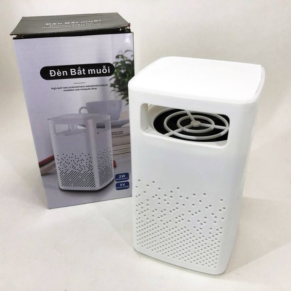 Лампа от комаров USB Bug Zapper Fly White 00021946 фото