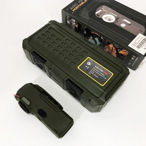 Фонарик-зажигалка армейская MULTIFUNCTIONAL D51-COB, Зажигалка на подарок в упаковке. Цвет: зеленый 00023581 фото