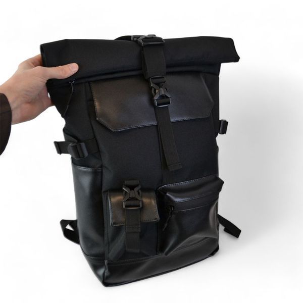Рюкзак Rolltop мужской женский для путешествий и ноутбука, Ролтоп большой для города 00018293 фото